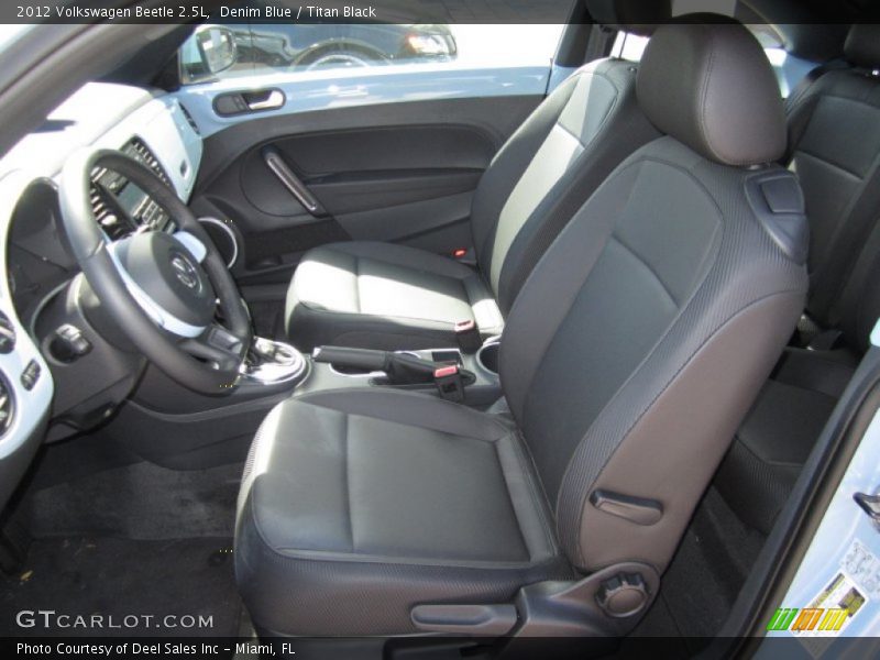 Denim Blue / Titan Black 2012 Volkswagen Beetle 2.5L