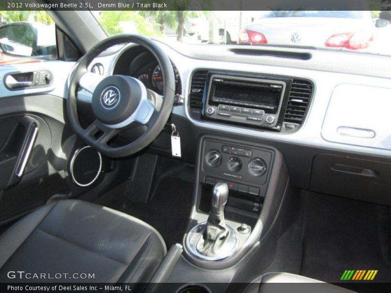 Denim Blue / Titan Black 2012 Volkswagen Beetle 2.5L