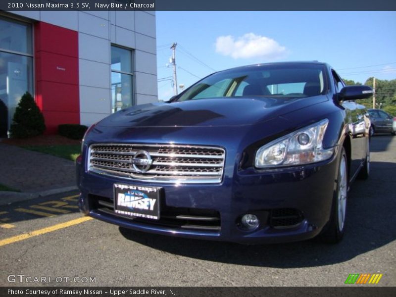 Navy Blue / Charcoal 2010 Nissan Maxima 3.5 SV