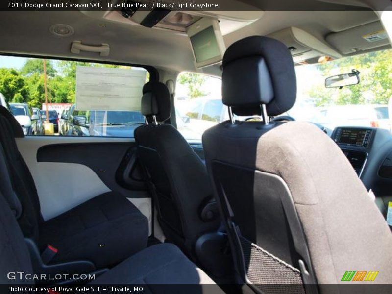 True Blue Pearl / Black/Light Graystone 2013 Dodge Grand Caravan SXT