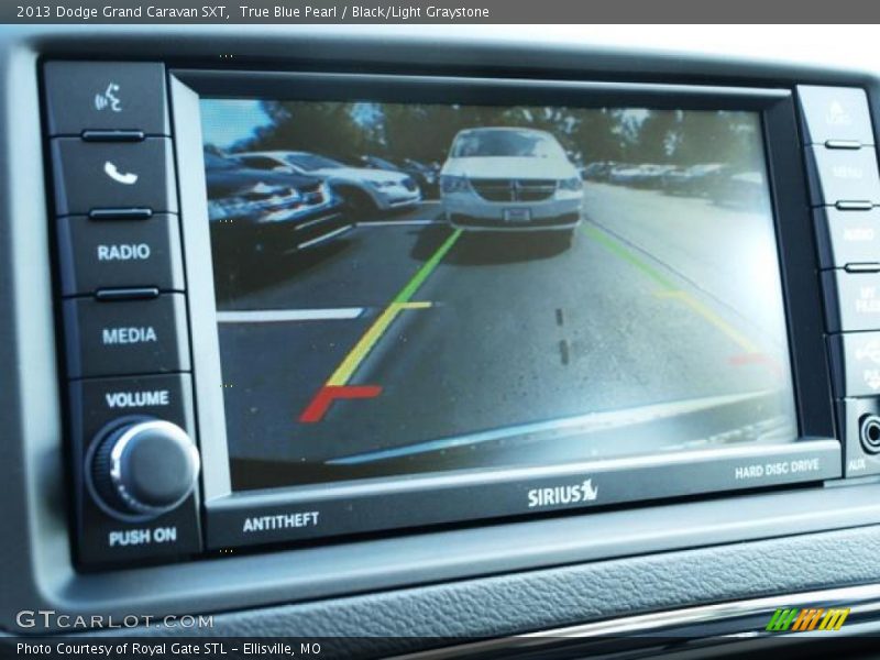 True Blue Pearl / Black/Light Graystone 2013 Dodge Grand Caravan SXT
