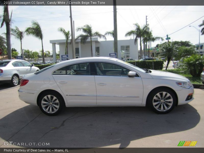 Candy White / Cornsilk Beige Two Tone 2010 Volkswagen CC Sport