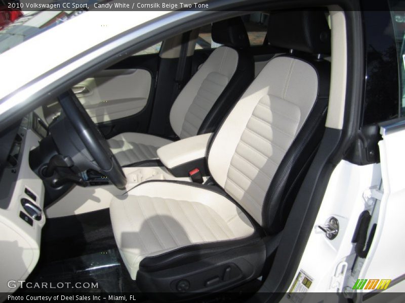 Candy White / Cornsilk Beige Two Tone 2010 Volkswagen CC Sport