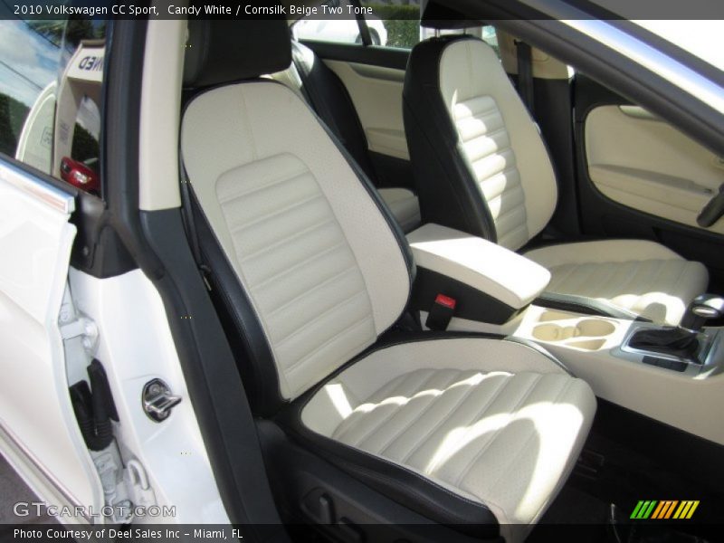 Candy White / Cornsilk Beige Two Tone 2010 Volkswagen CC Sport