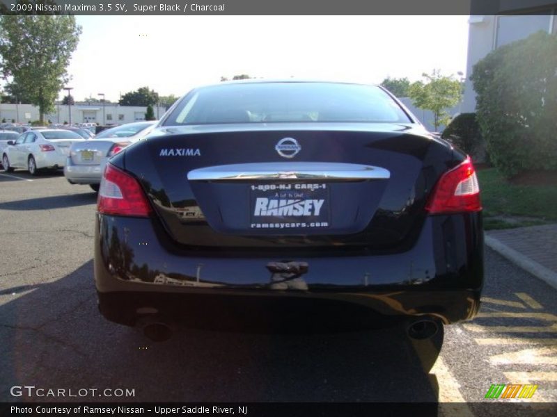 Super Black / Charcoal 2009 Nissan Maxima 3.5 SV