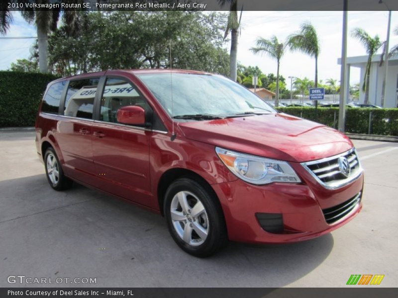 Pomegranate Red Metallic / Aero Gray 2010 Volkswagen Routan SE