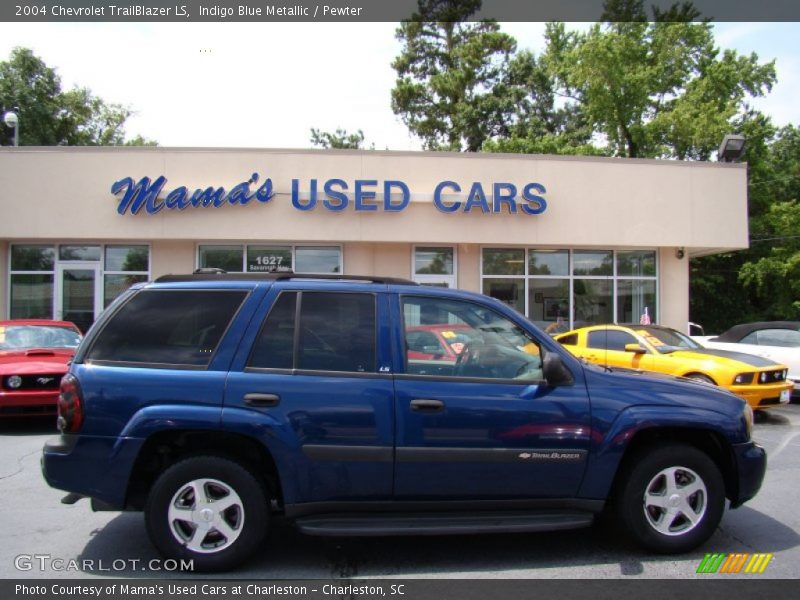 Indigo Blue Metallic / Pewter 2004 Chevrolet TrailBlazer LS