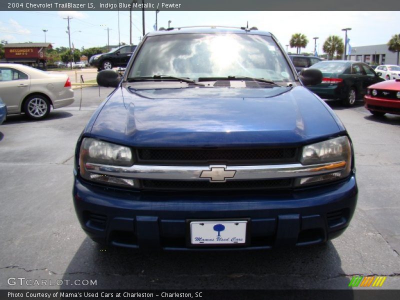 Indigo Blue Metallic / Pewter 2004 Chevrolet TrailBlazer LS