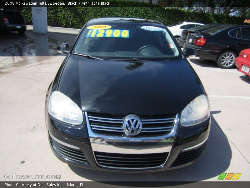 Black / Anthracite Black 2008 Volkswagen Jetta SE Sedan