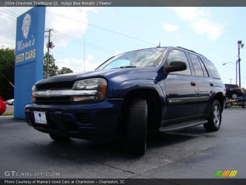 Indigo Blue Metallic / Pewter 2004 Chevrolet TrailBlazer LS