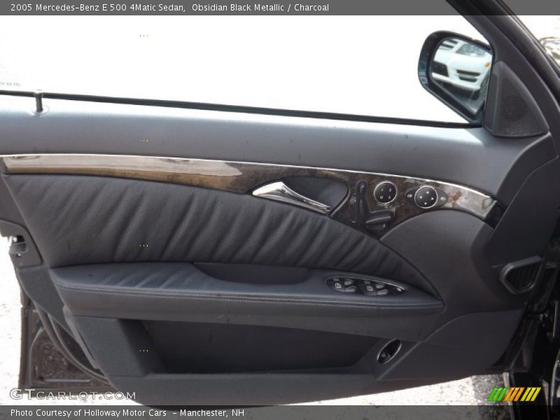 Obsidian Black Metallic / Charcoal 2005 Mercedes-Benz E 500 4Matic Sedan