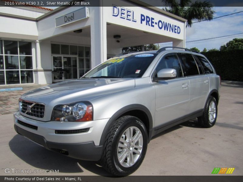 Silver Metallic / Off Black 2010 Volvo XC90 3.2