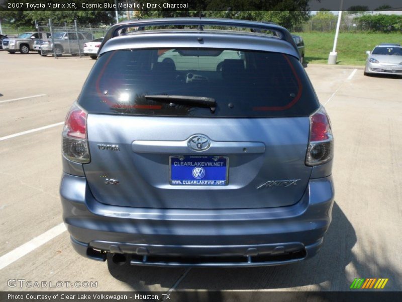 Cosmic Blue Metallic / Dark Charcoal 2007 Toyota Matrix XR