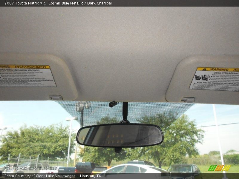 Cosmic Blue Metallic / Dark Charcoal 2007 Toyota Matrix XR
