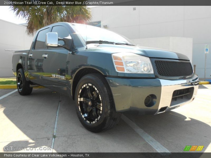 Deep Water Blue / Graphite/Titanium 2006 Nissan Titan XE Crew Cab