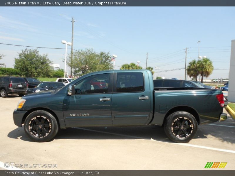 Deep Water Blue / Graphite/Titanium 2006 Nissan Titan XE Crew Cab