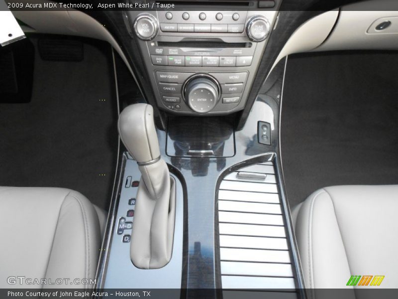 Aspen White Pearl / Taupe 2009 Acura MDX Technology