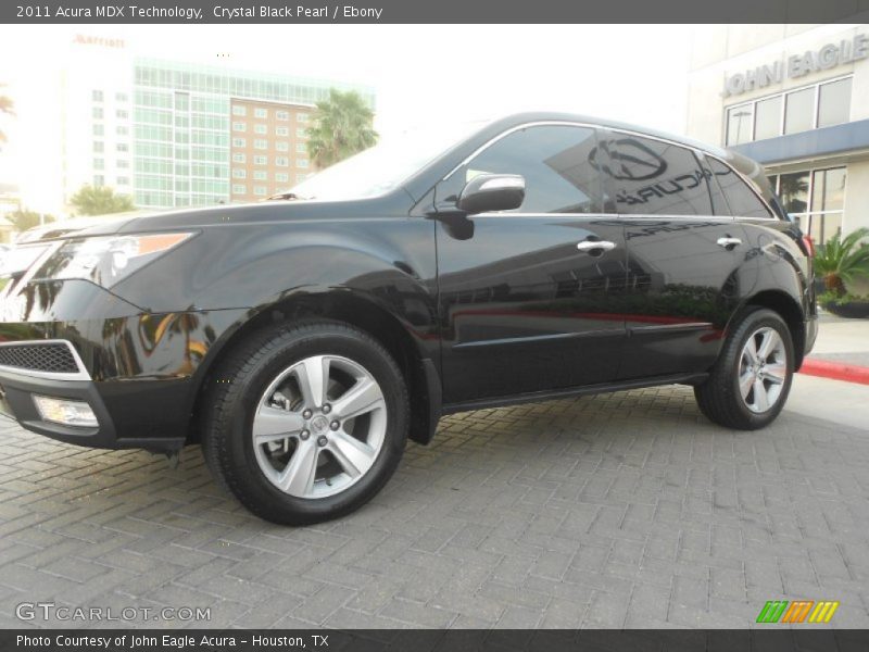 Crystal Black Pearl / Ebony 2011 Acura MDX Technology