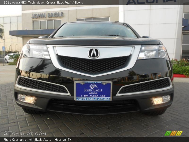 Crystal Black Pearl / Ebony 2011 Acura MDX Technology