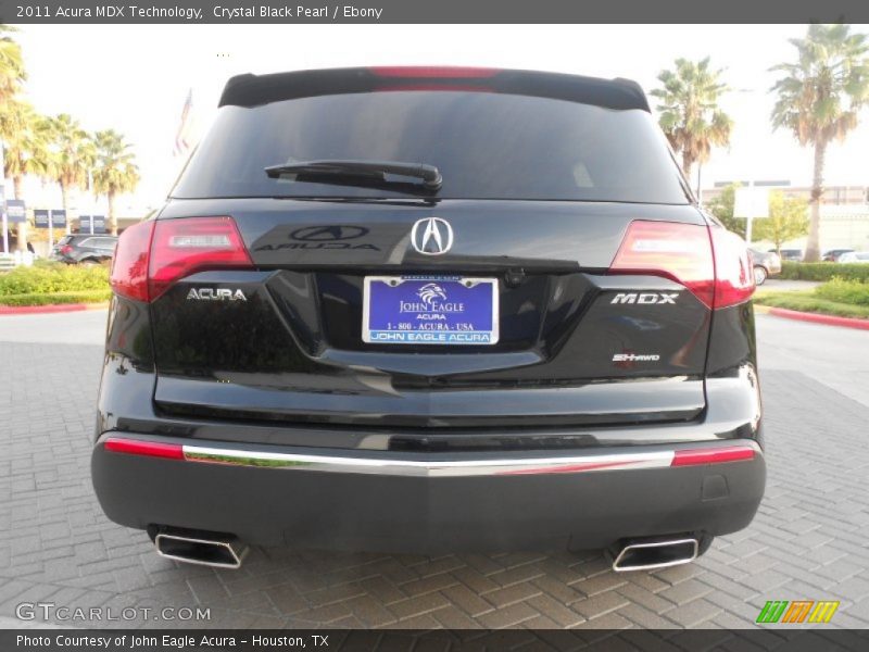 Crystal Black Pearl / Ebony 2011 Acura MDX Technology