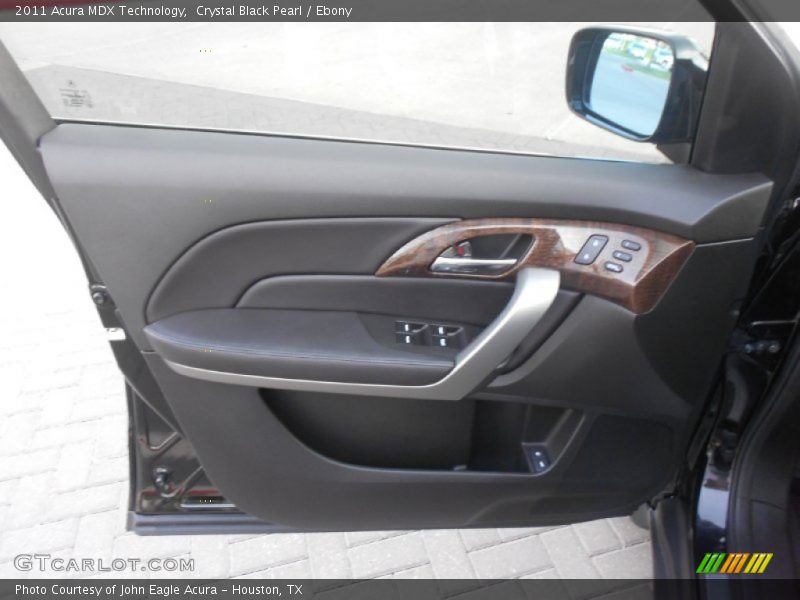 Crystal Black Pearl / Ebony 2011 Acura MDX Technology