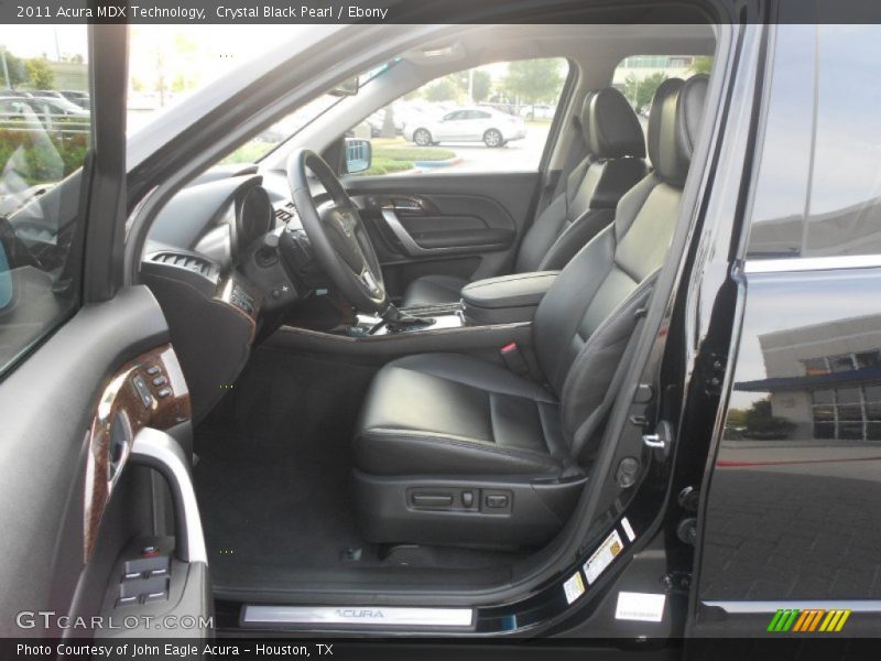 Crystal Black Pearl / Ebony 2011 Acura MDX Technology
