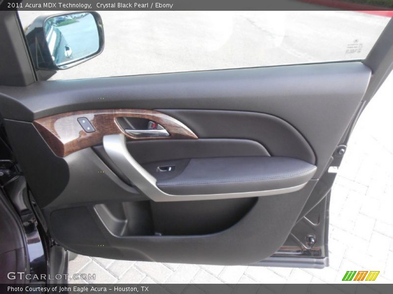Crystal Black Pearl / Ebony 2011 Acura MDX Technology