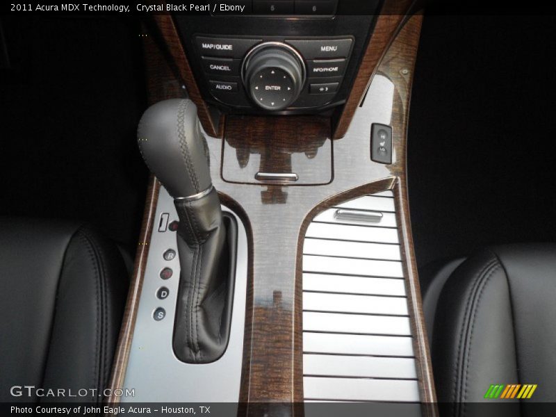 Crystal Black Pearl / Ebony 2011 Acura MDX Technology