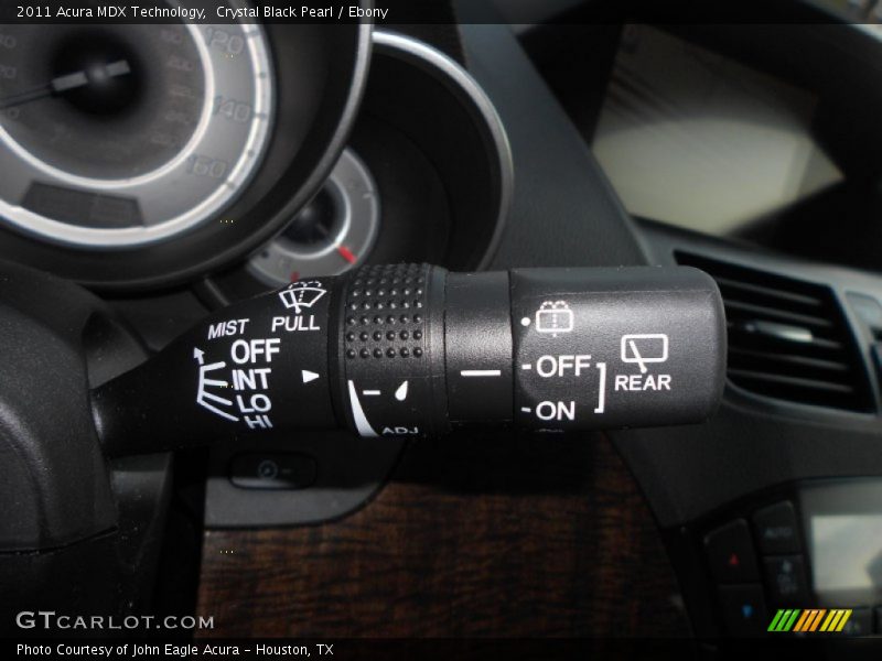 Crystal Black Pearl / Ebony 2011 Acura MDX Technology