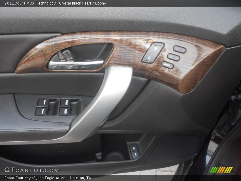 Crystal Black Pearl / Ebony 2011 Acura MDX Technology