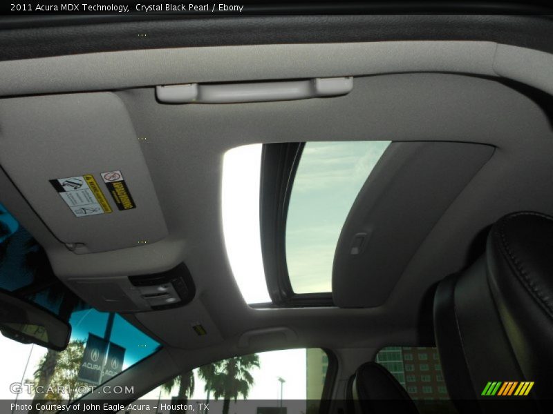 Crystal Black Pearl / Ebony 2011 Acura MDX Technology