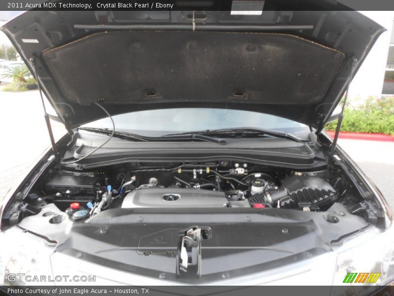 Crystal Black Pearl / Ebony 2011 Acura MDX Technology