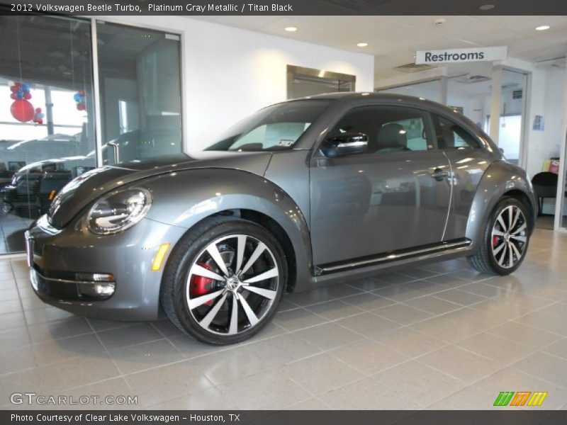 Platinum Gray Metallic / Titan Black 2012 Volkswagen Beetle Turbo