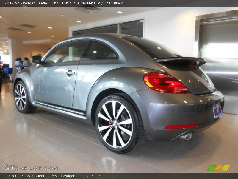 Platinum Gray Metallic / Titan Black 2012 Volkswagen Beetle Turbo