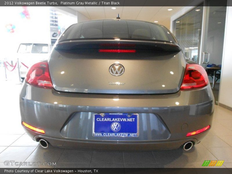 Platinum Gray Metallic / Titan Black 2012 Volkswagen Beetle Turbo