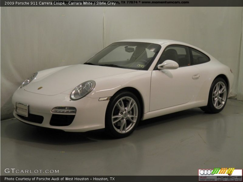 Carrara White / Stone Grey 2009 Porsche 911 Carrera Coupe