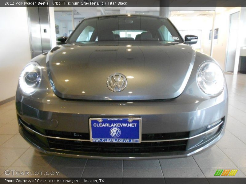 Platinum Gray Metallic / Titan Black 2012 Volkswagen Beetle Turbo