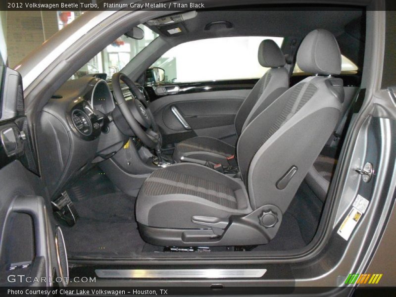 Platinum Gray Metallic / Titan Black 2012 Volkswagen Beetle Turbo
