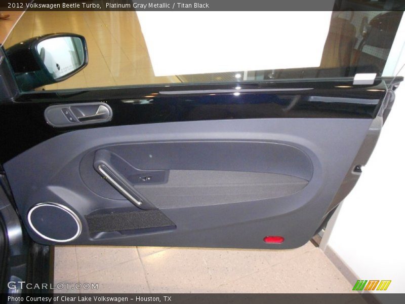 Platinum Gray Metallic / Titan Black 2012 Volkswagen Beetle Turbo