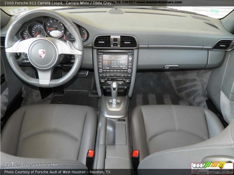 Carrara White / Stone Grey 2009 Porsche 911 Carrera Coupe