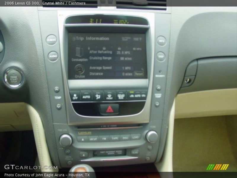Crystal White / Cashmere 2006 Lexus GS 300