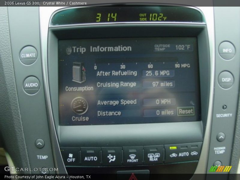 Crystal White / Cashmere 2006 Lexus GS 300