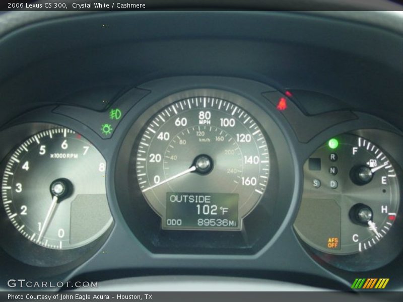 Crystal White / Cashmere 2006 Lexus GS 300