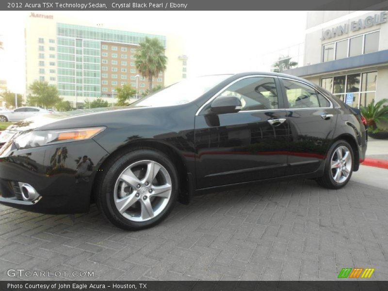 Crystal Black Pearl / Ebony 2012 Acura TSX Technology Sedan