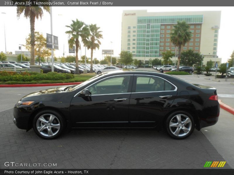 Crystal Black Pearl / Ebony 2012 Acura TSX Technology Sedan