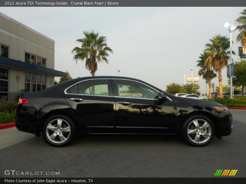 Crystal Black Pearl / Ebony 2012 Acura TSX Technology Sedan