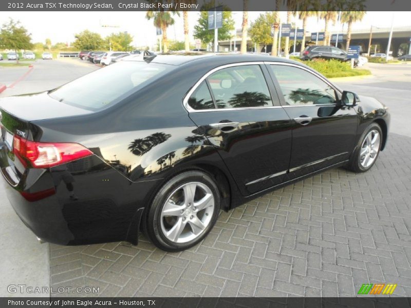 Crystal Black Pearl / Ebony 2012 Acura TSX Technology Sedan