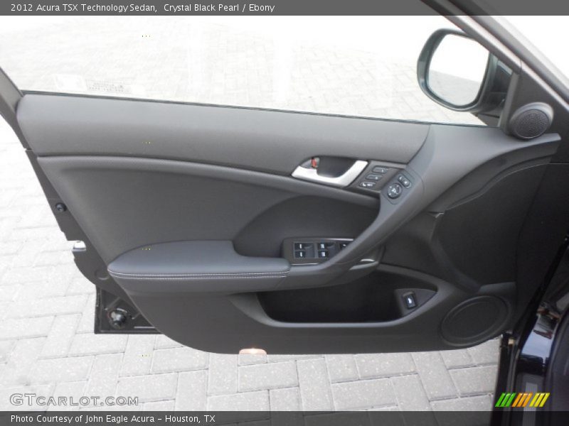 Crystal Black Pearl / Ebony 2012 Acura TSX Technology Sedan