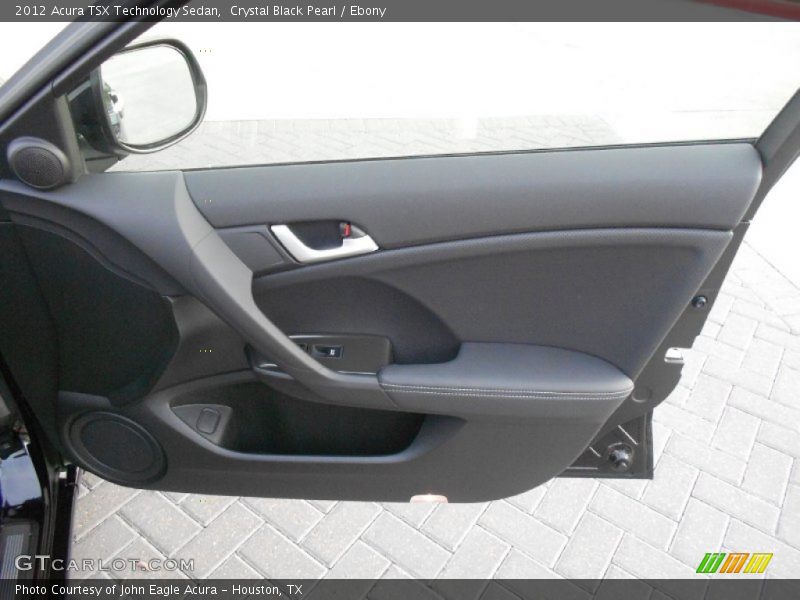 Crystal Black Pearl / Ebony 2012 Acura TSX Technology Sedan