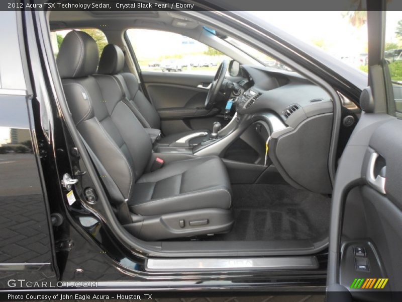 Crystal Black Pearl / Ebony 2012 Acura TSX Technology Sedan